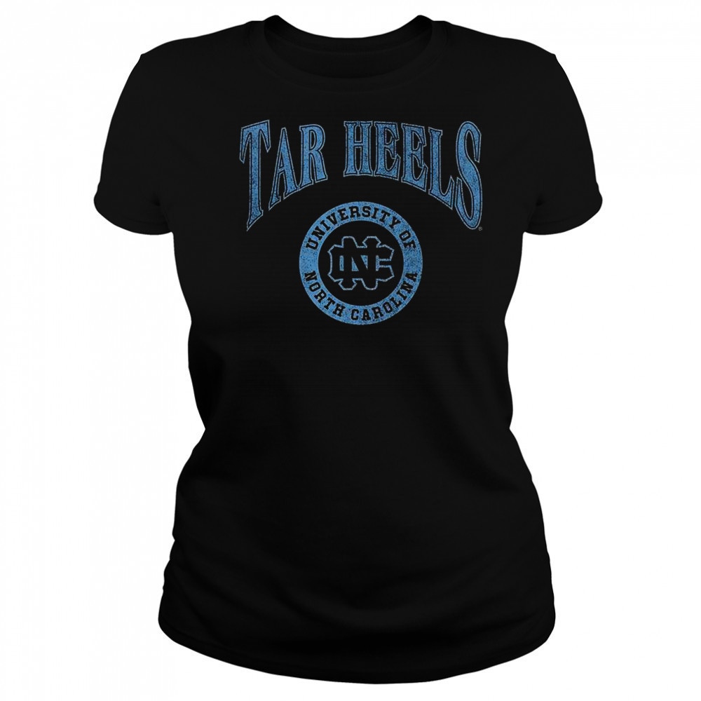 North Carolina Tar Heels Arched Logo Lockup Slub T-Shirt Women's T-shirt