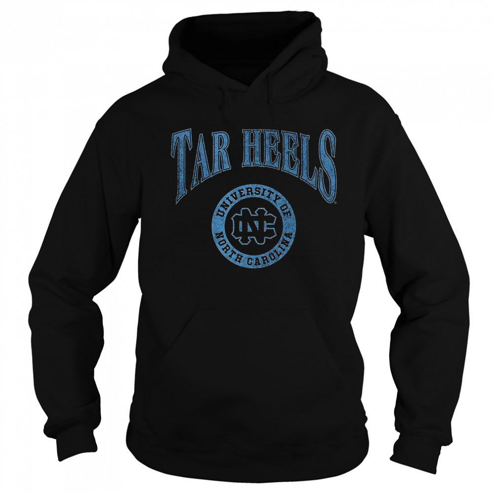 North Carolina Tar Heels Arched Logo Lockup Slub T-Shirt Hoodie
