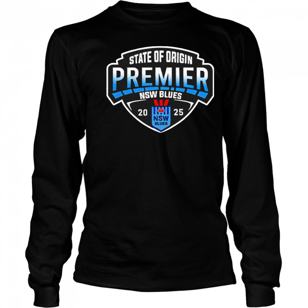 NSW Blues 2025 Premier Back to Back Special logo shirt Long Sleeved