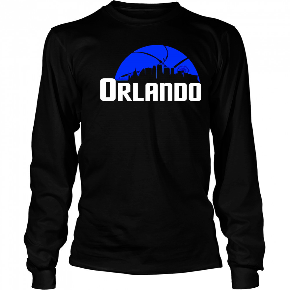Orlando Magic Cityscape Skyline style 2025 shirt Long Sleeved