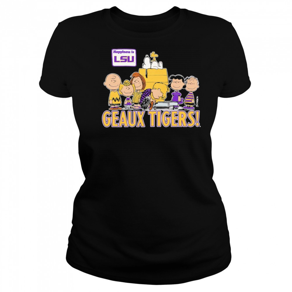 Peanuts happiness is LSU Geaux Tigers shirt Women's T-shirt