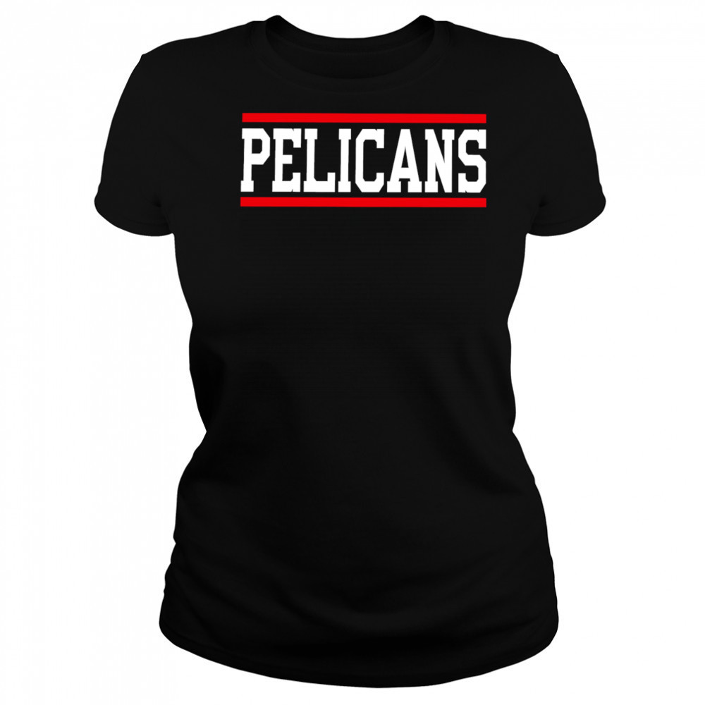Pelicans horizontal lines shirt Women's T-shirt