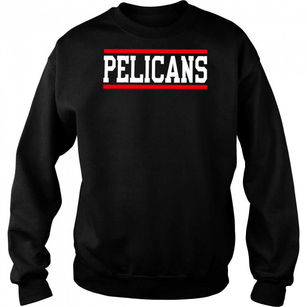 Pelicans horizontal lines shirt Sweatshirt