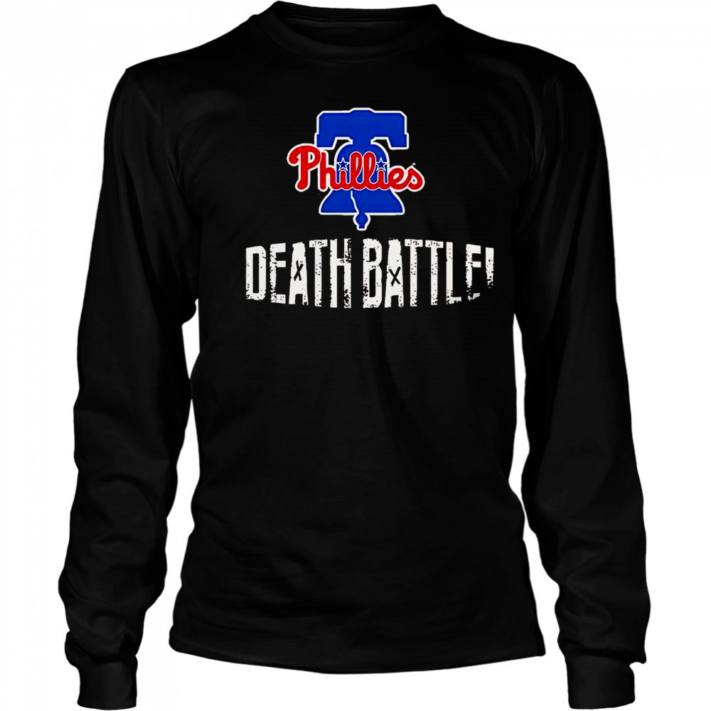 Philadelphia Phillies Death Battle T-Shirt Long Sleeved