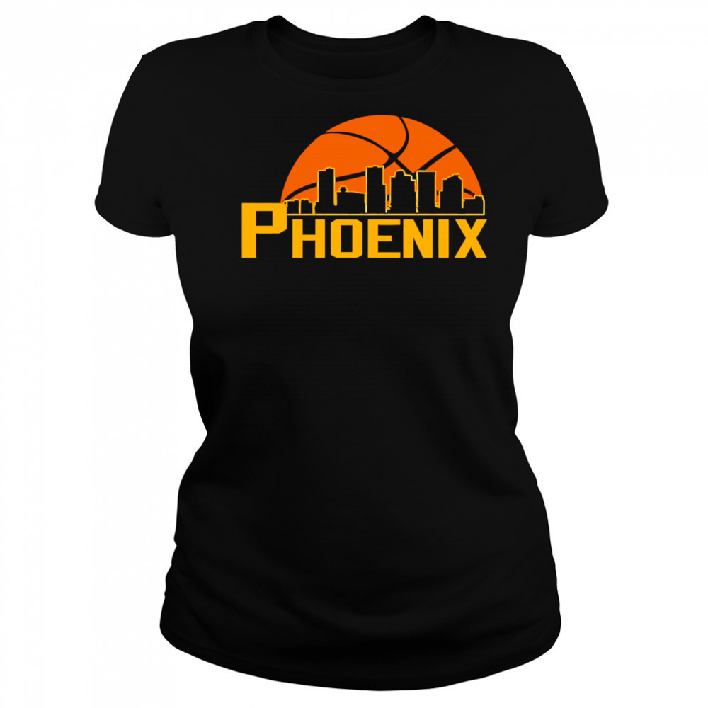 Phoenix Suns Cityscape Skyline style 2025 shirt Women's T-shirt