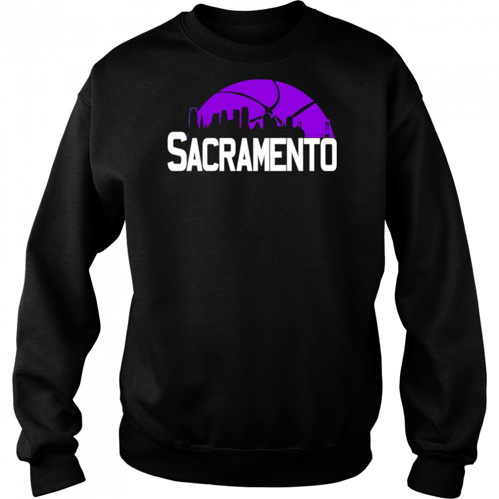 Sacramento Kings Cityscape Skyline style 2025 shirt Sweatshirt