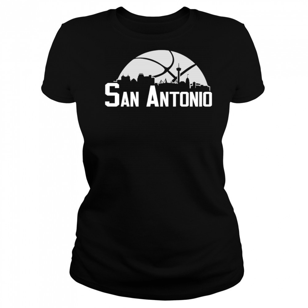 San Antonio Spurs Cityscape Skyline style 2025 shirt Women's T-shirt