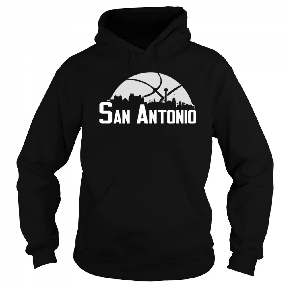San Antonio Spurs Cityscape Skyline style 2025 shirt Hoodie