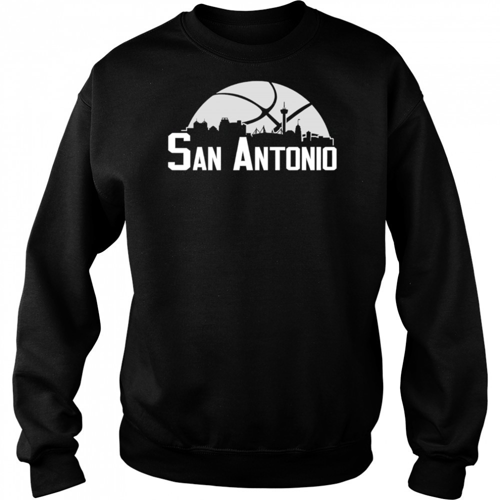 San Antonio Spurs Cityscape Skyline style 2025 shirt Sweatshirt