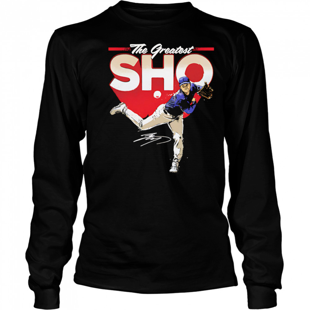 Shohei Ohtani Los Angeles D The Greatest Sho Bold shirt Long Sleeved