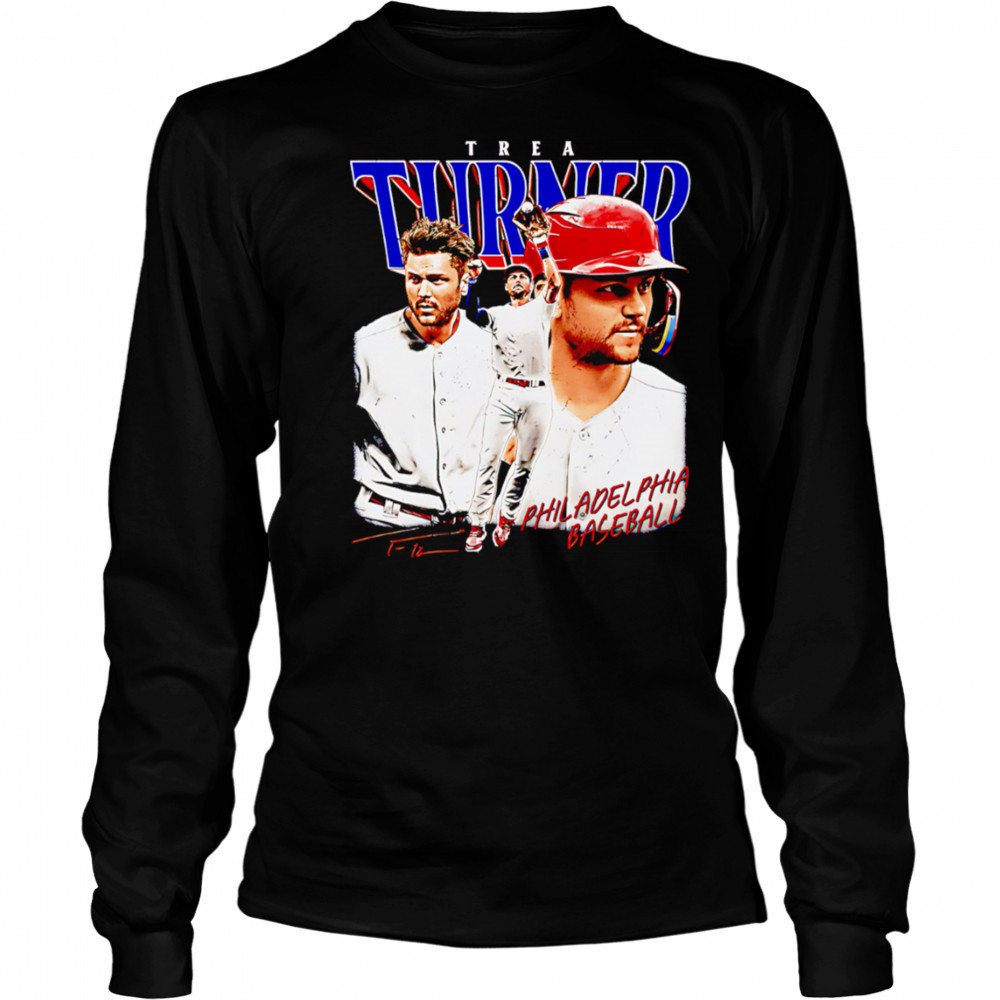 Trea Turner Philadelphia Vintage shirt Long Sleeved