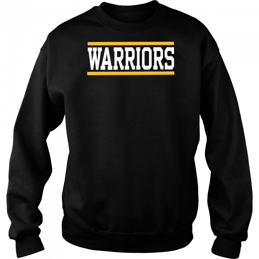 Warriors horizontal lines shirt Sweatshirt