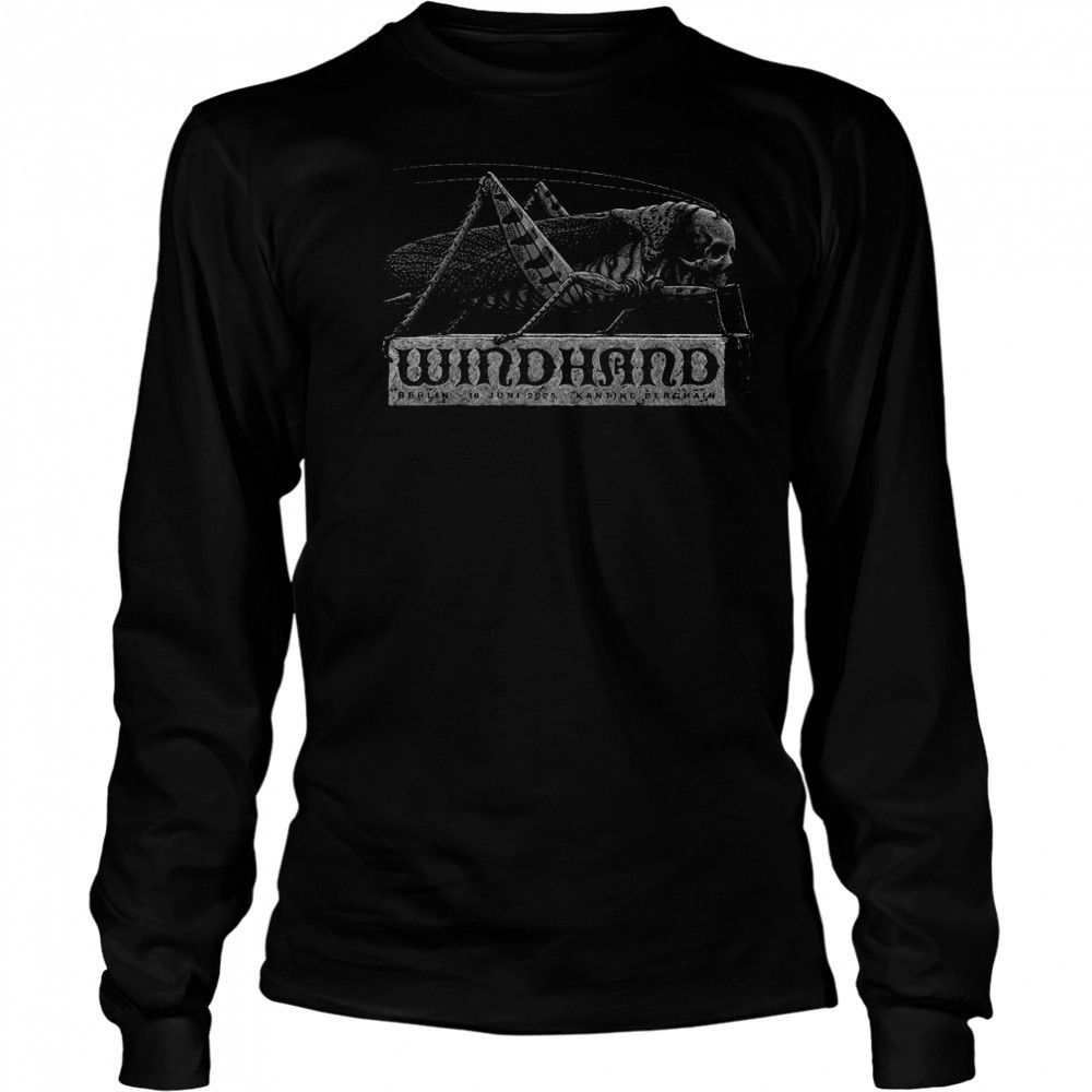 Windhand June 18 2025 Kantine Berghain in Berlin Poster T-Shirt Long Sleeved