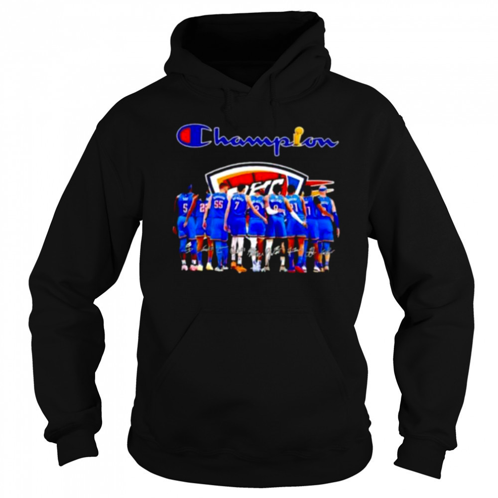 Oklahoma City Thunder All Team Champion signatures shirt Hoodie