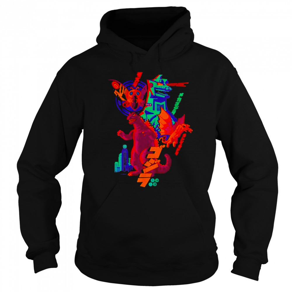 Alamo Drafthouse Cinema Godzilla In Color T-Shirt Hoodie