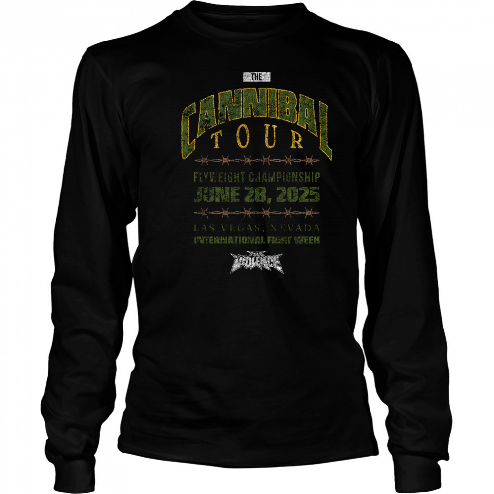 Alexandre Pantoja The Cannibal Tour 2025 T-Shirt Long Sleeved
