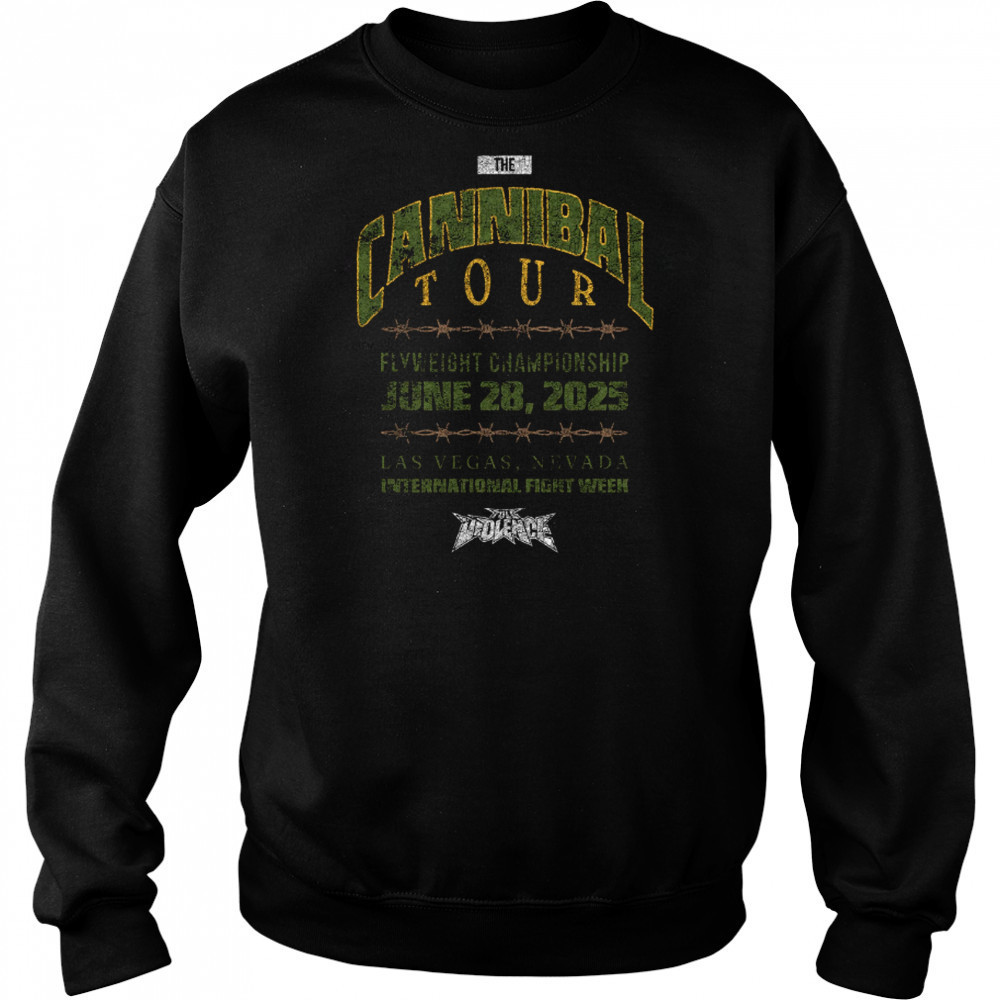 Alexandre Pantoja The Cannibal Tour 2025 T-Shirt Sweatshirt