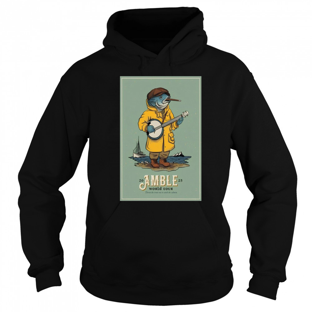 Amble World Tour 2025 Poster T-Shirt Hoodie