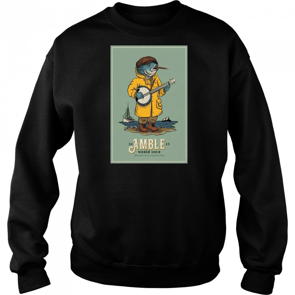 Amble World Tour 2025 Poster T-Shirt Sweatshirt