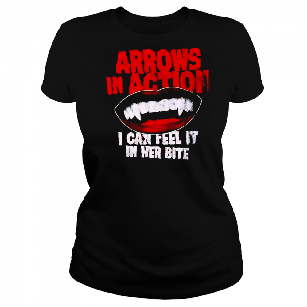 Arrows In Action Vampire Bite Women's T-shirt