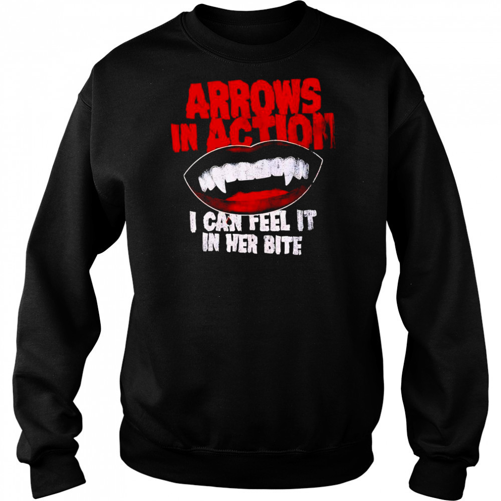 Arrows In Action Vampire Bite Sweatshirt