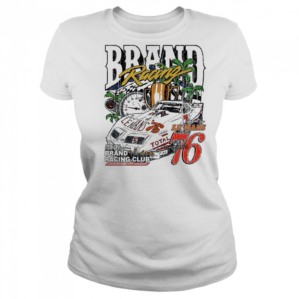 Racing car Brand Racing Club Le Mans signature vintage shirt Women's T-shirt