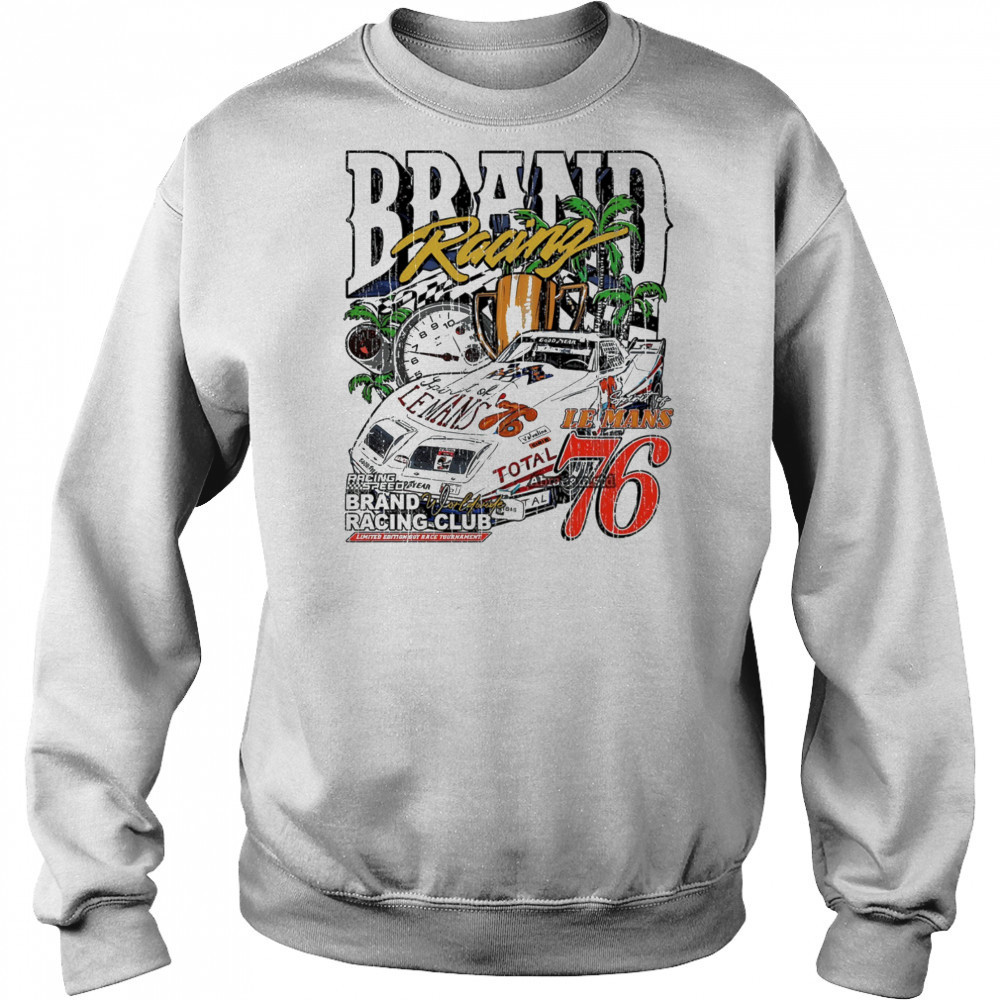 Racing car Brand Racing Club Le Mans signature vintage shirt Sweatshirt