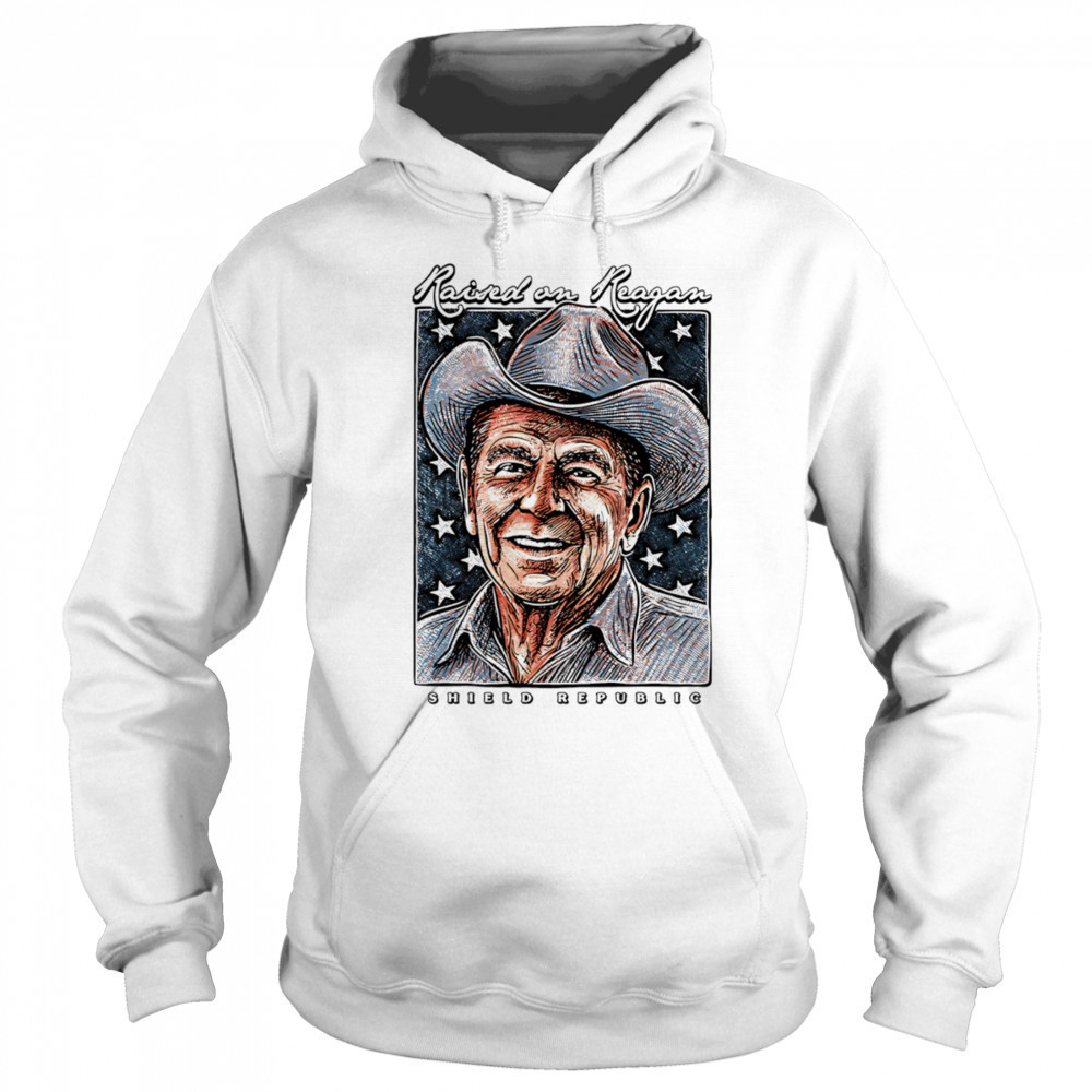 Raised on Reagan shirt Hoodie
