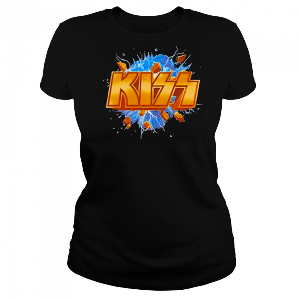Vintage Style Kiss Asylum Tour Graphic Shirt Women's T-shirt
