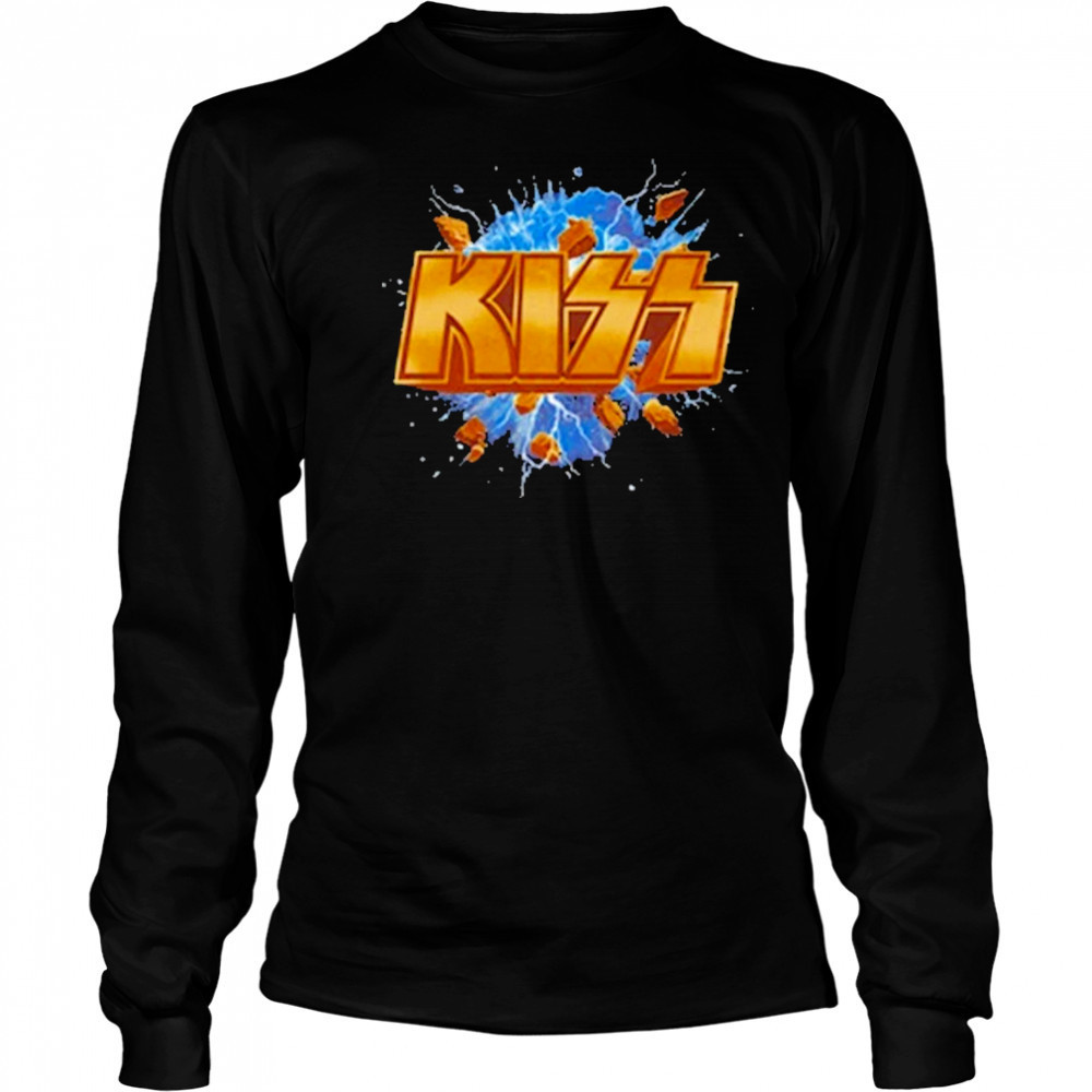 Vintage Style Kiss Asylum Tour Graphic Shirt Long Sleeved