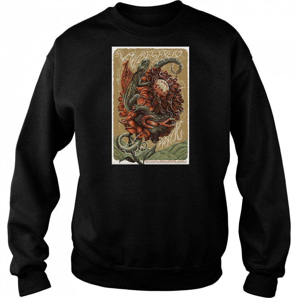 Widespread Panic 2025 Red Rocks Amphitheatre, Morrison CO June 229 T-Shirt Sweatshirt