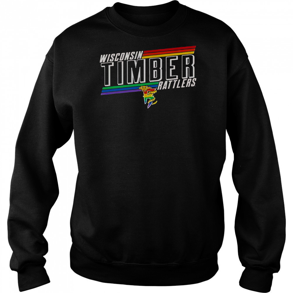 Wisconsin Timber Rattlers Pride Night T-Shirt Sweatshirt