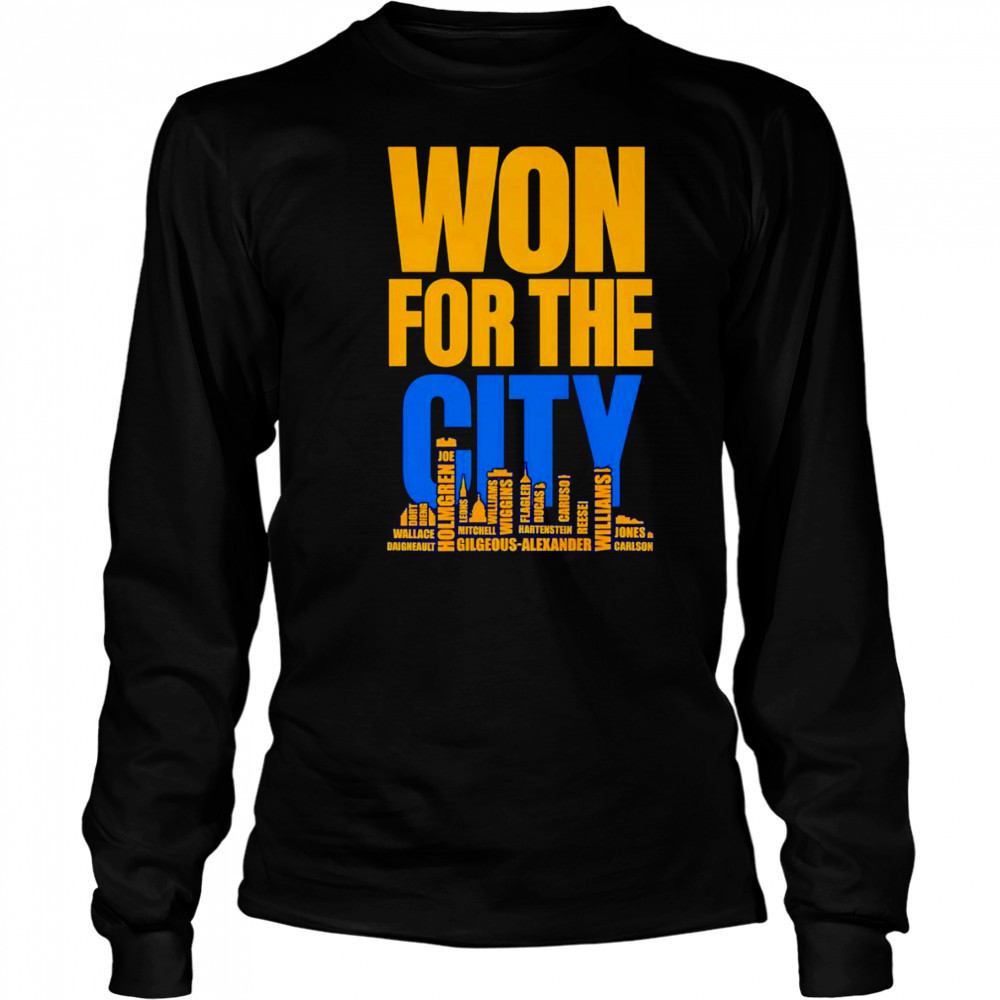 Won for the City skyline shirt Long Sleeved