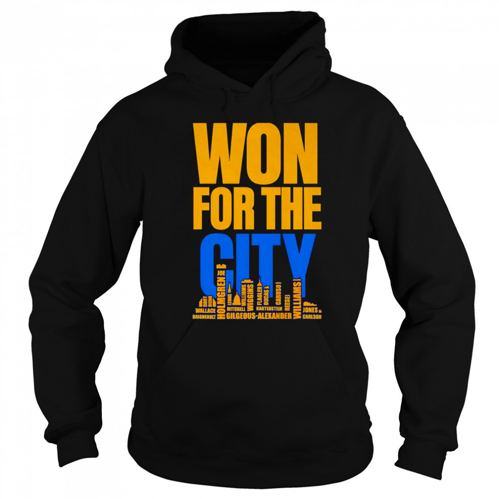 Won for the City skyline shirt Hoodie