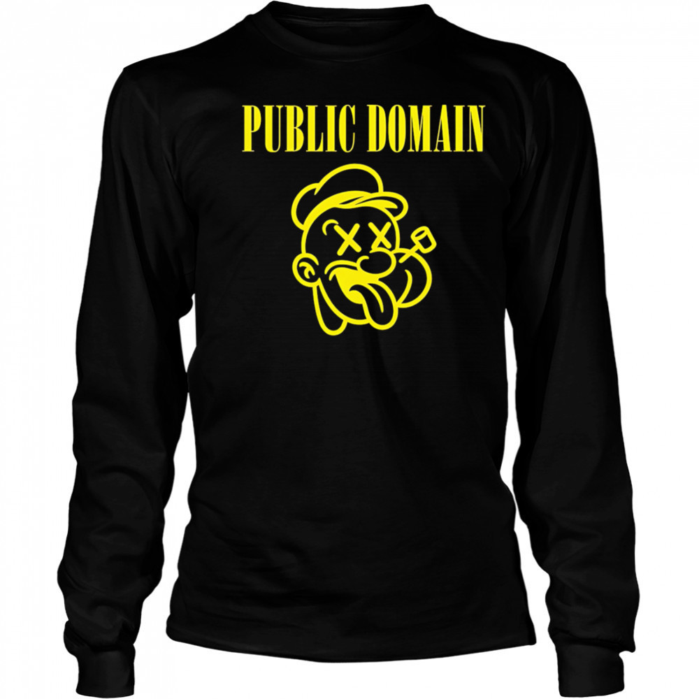 Public Domain Popeye shirt Long Sleeved