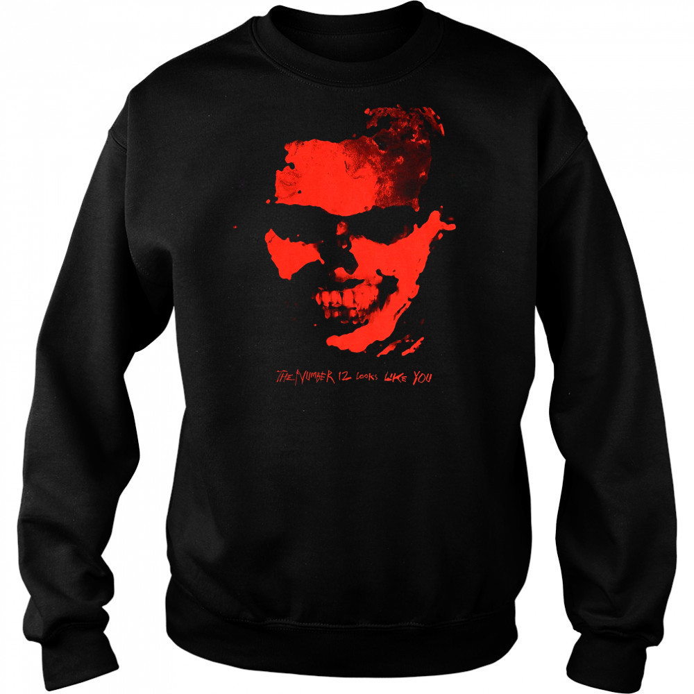 Rosyred Face – Black T-Shirt Sweatshirt