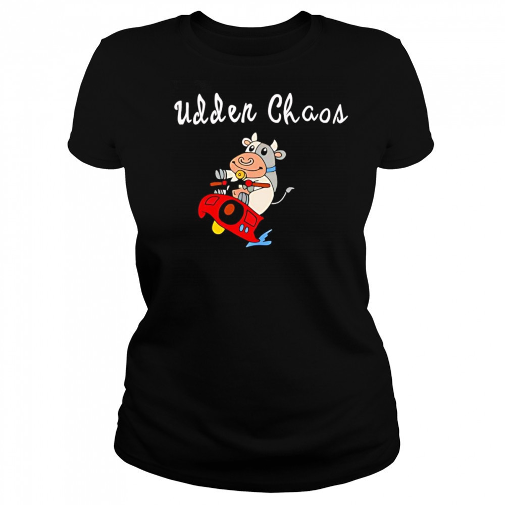 Simply udder chaos cow shirt Women's T-shirt
