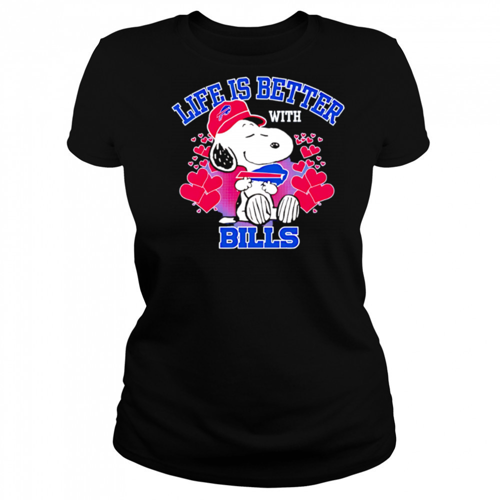 Snoopy Life is Better with Bills shirt Women's T-shirt