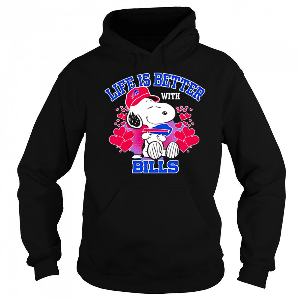 Snoopy Life is Better with Bills shirt Hoodie