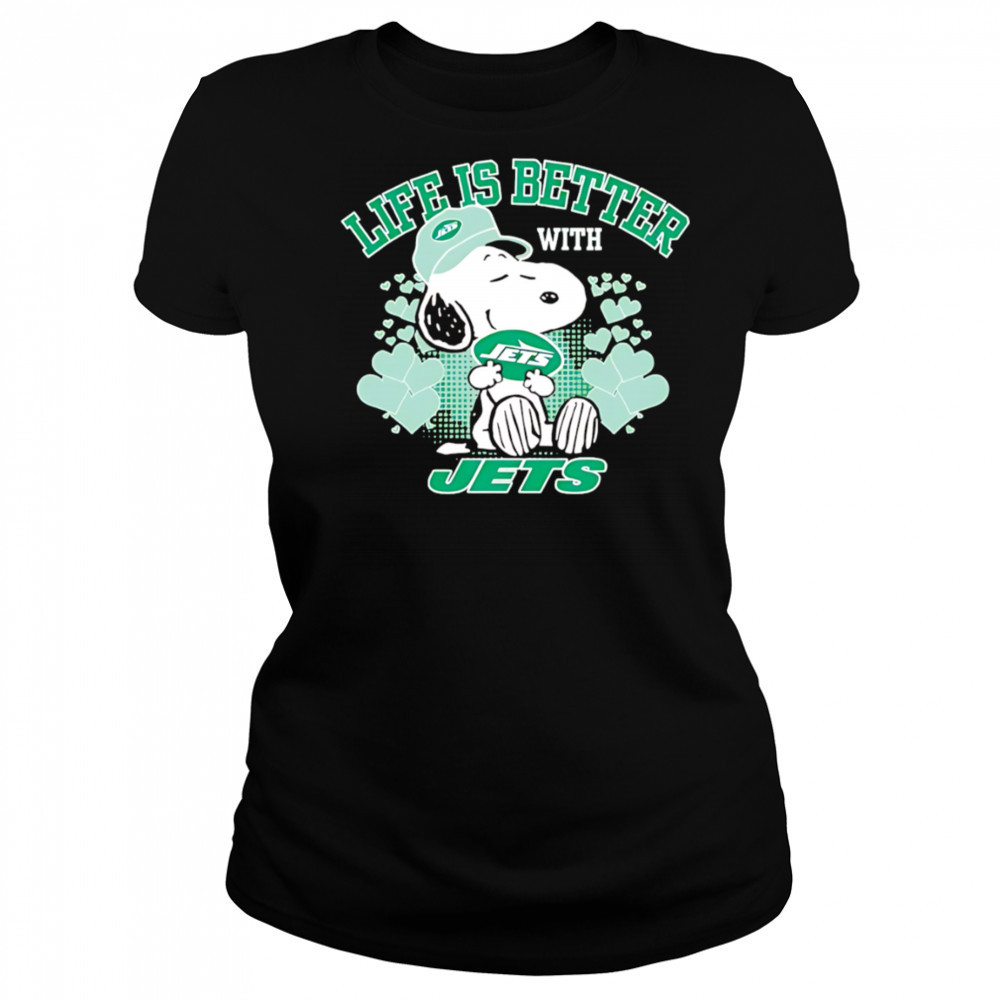 Snoopy Life is Better with Jets shirt Women's T-shirt