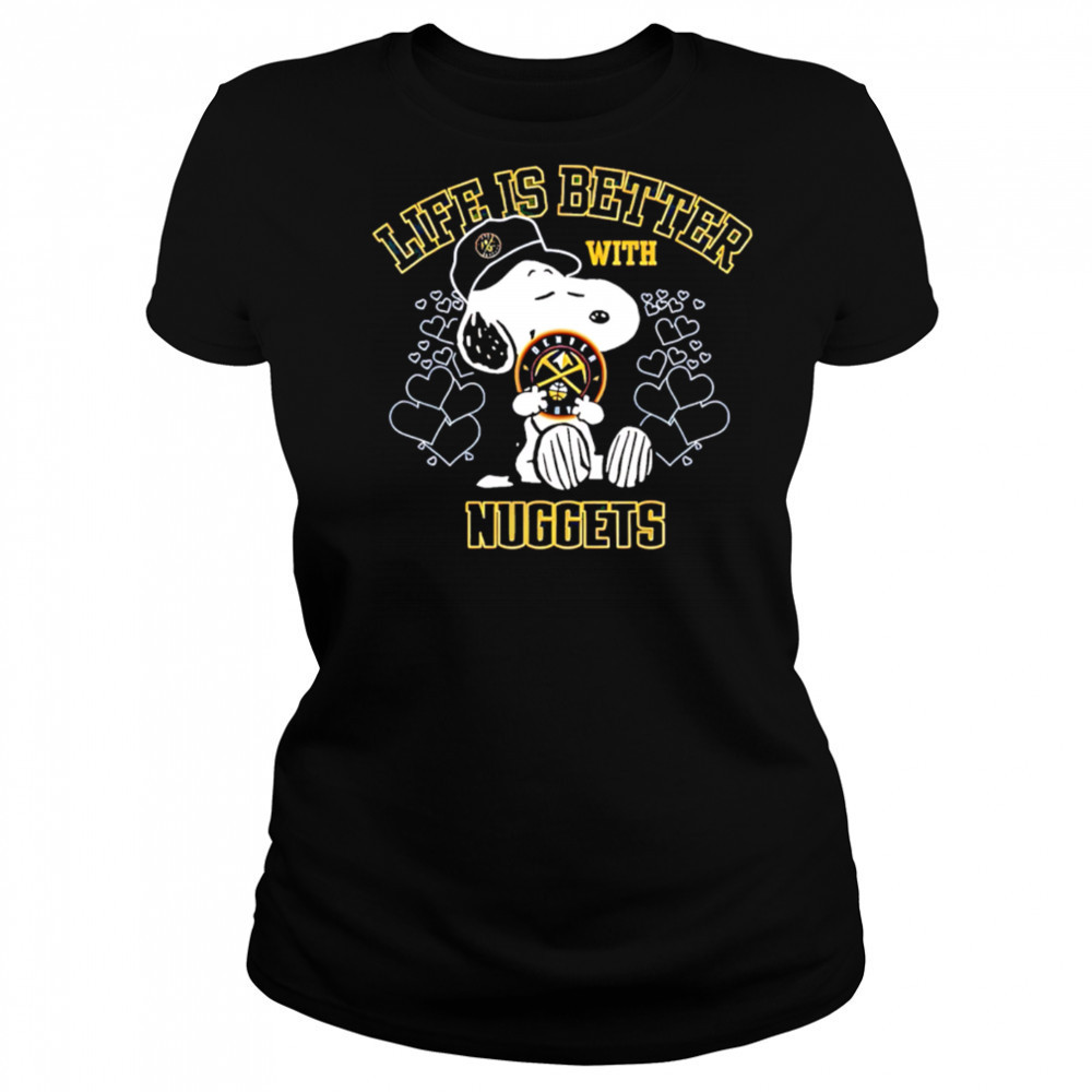 Snoopy Life is Better with Nuggets shirt Women's T-shirt