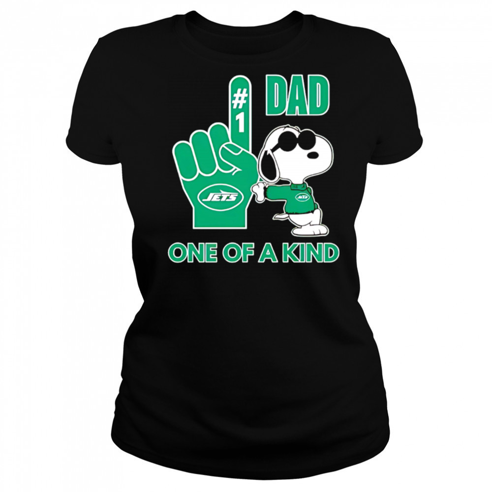 Snoopy New York Jets #1 DAD One of A Kind shirt Women's T-shirt