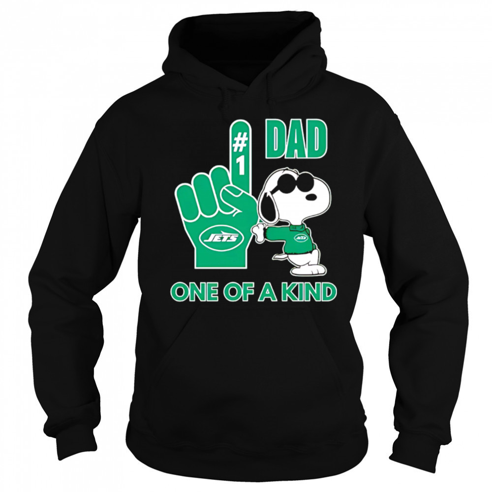 Snoopy New York Jets #1 DAD One of A Kind shirt Hoodie