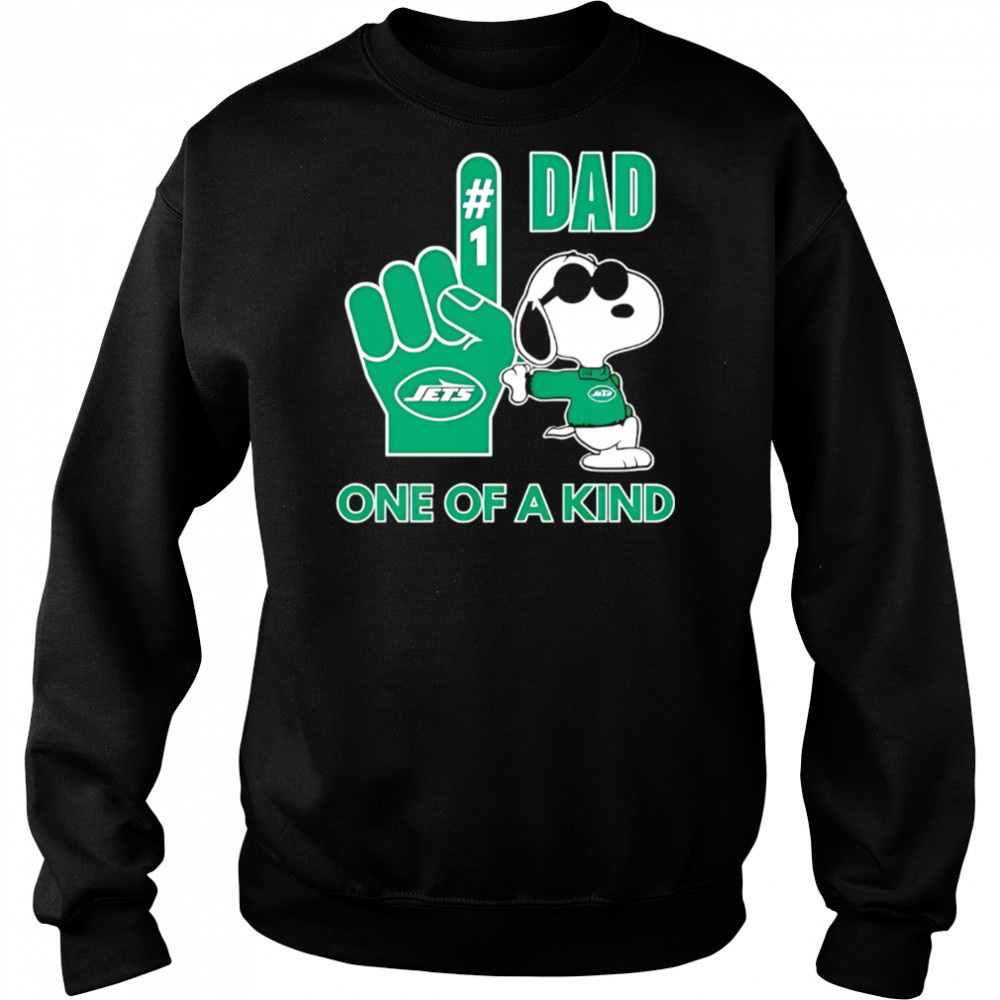Snoopy New York Jets #1 DAD One of A Kind shirt Sweatshirt