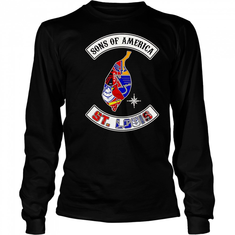 Sons Of America St Louis Sports T-Shirt Long Sleeved
