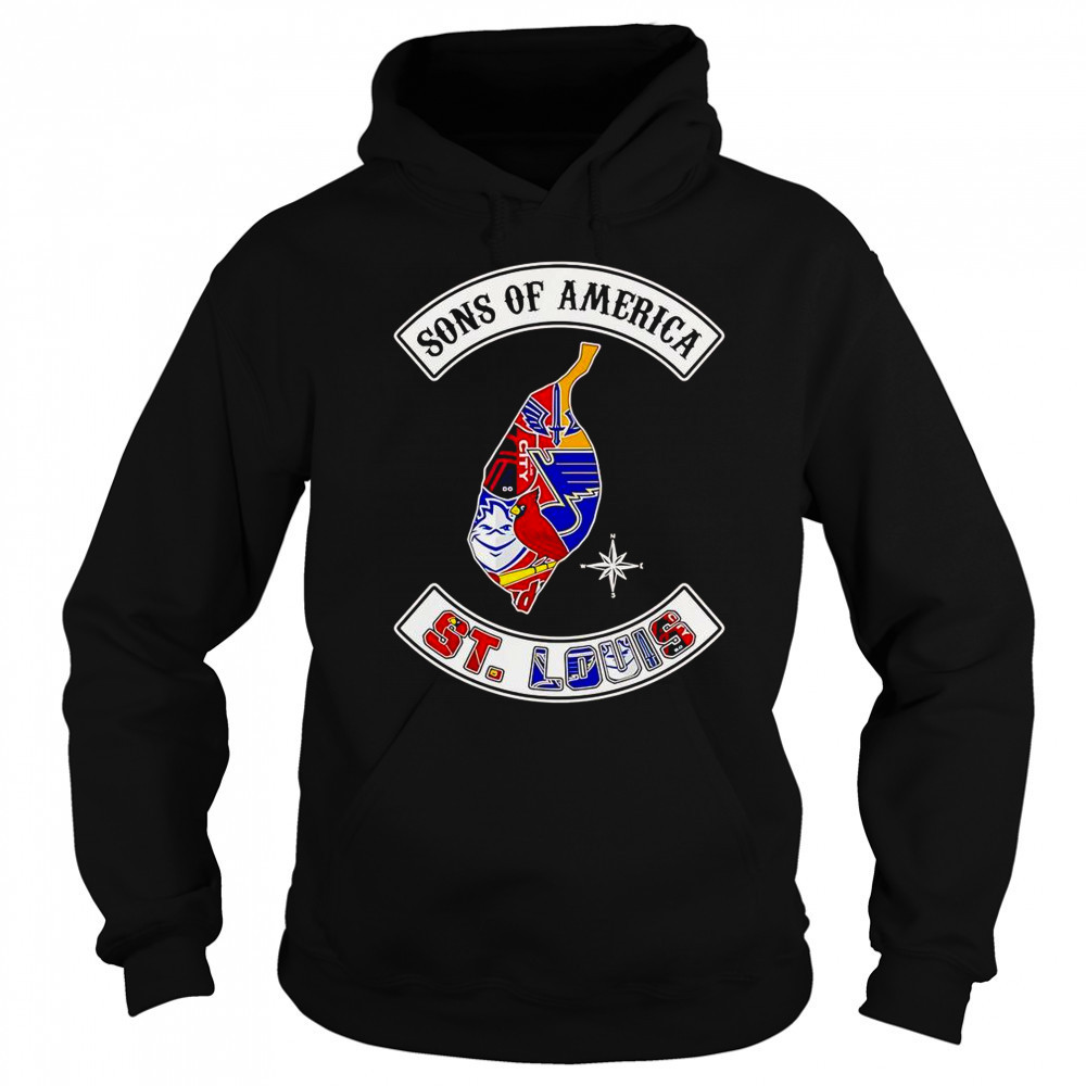 Sons Of America St Louis Sports T-Shirt Hoodie