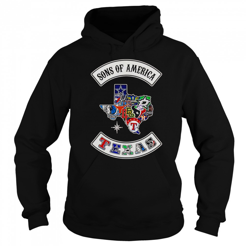 Sons Of America Texas Sports T-Shirt Hoodie