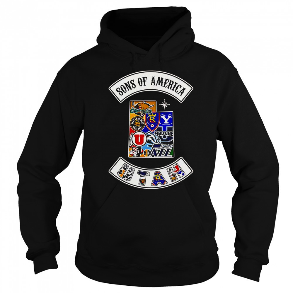 Sons Of America Utah Sports T-Shirt Hoodie