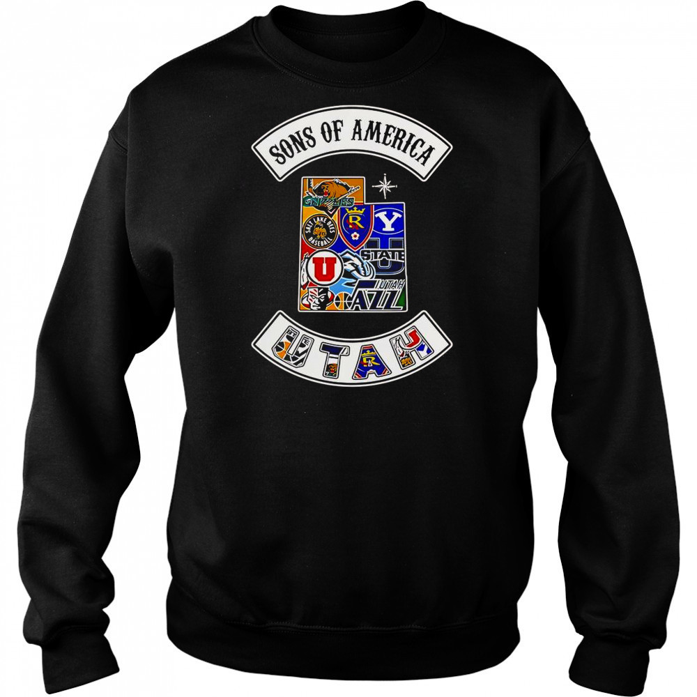 Sons Of America Utah Sports T-Shirt Sweatshirt