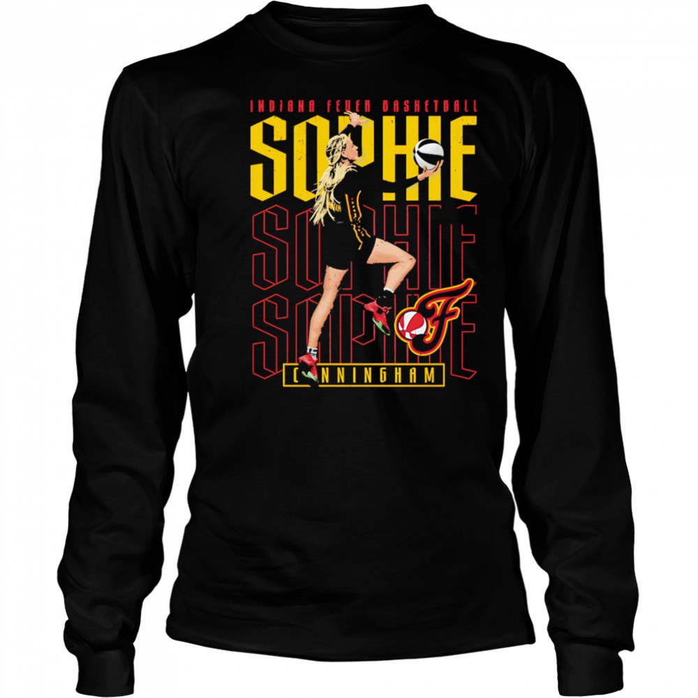 Sophie Cunningham Indiana Fever Repeat shirt Long Sleeved